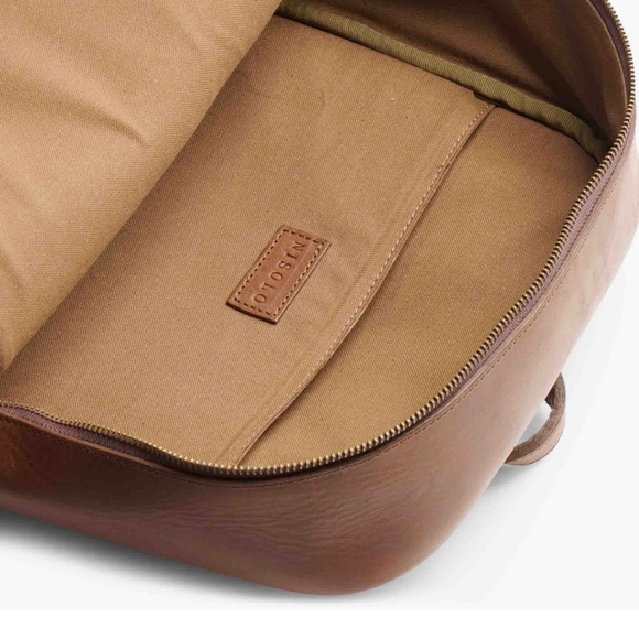 Nisolo Brown Cordoba Backpack - Picture 4 of 10